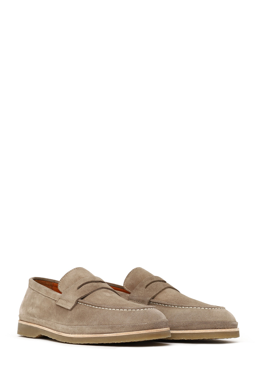 Male Beige Suede Loafer