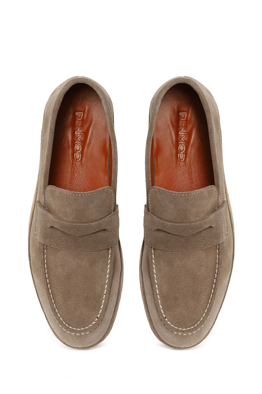 Male Beige Suede Loafer