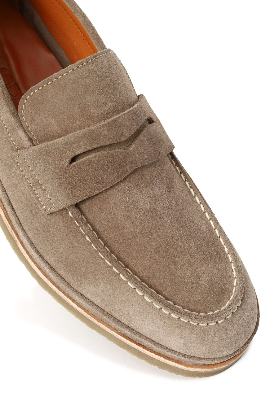 Male Beige Suede Loafer