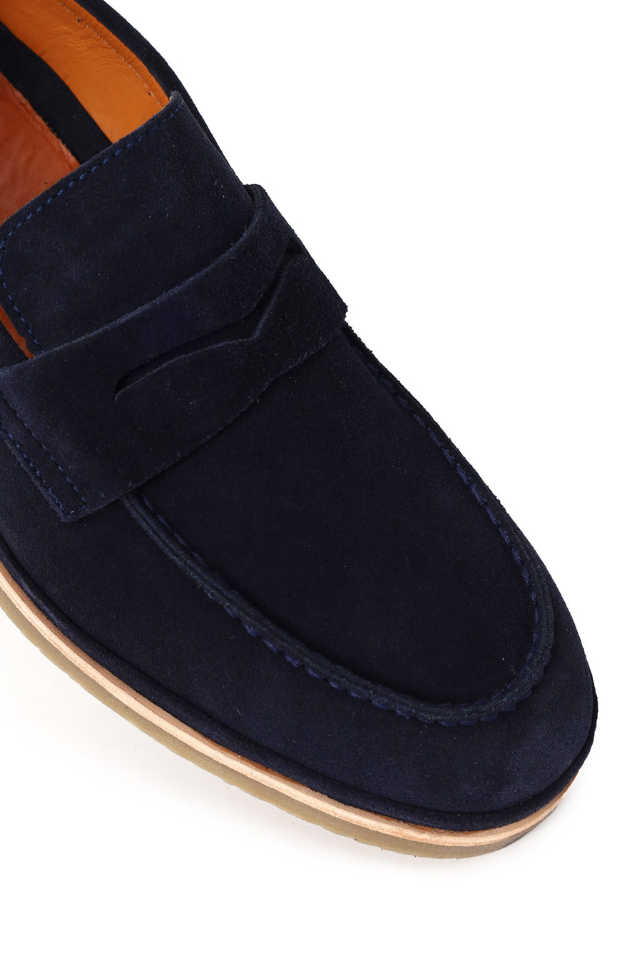 Male Navy Suede Loafer