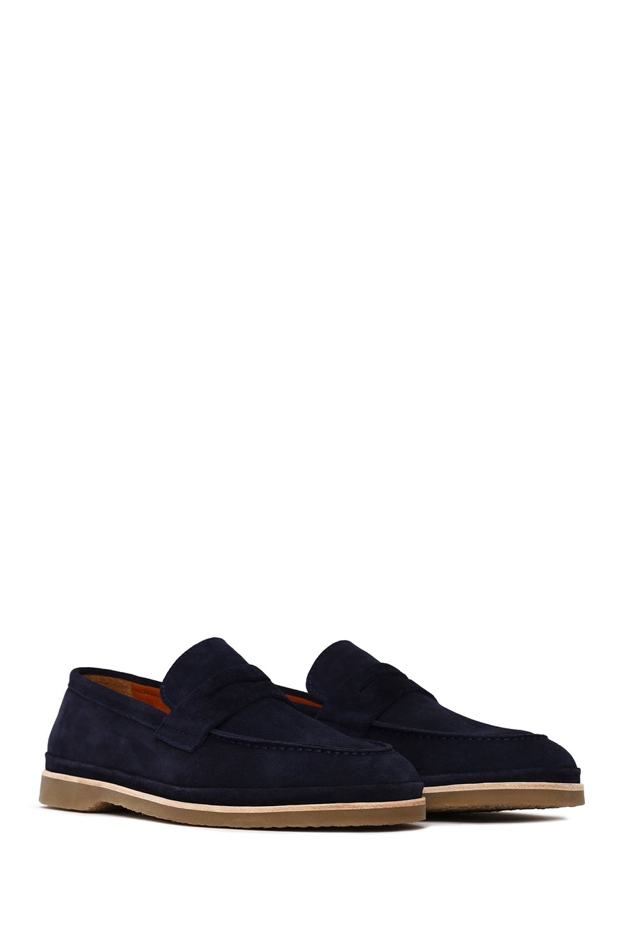 Male Navy Suede Loafer