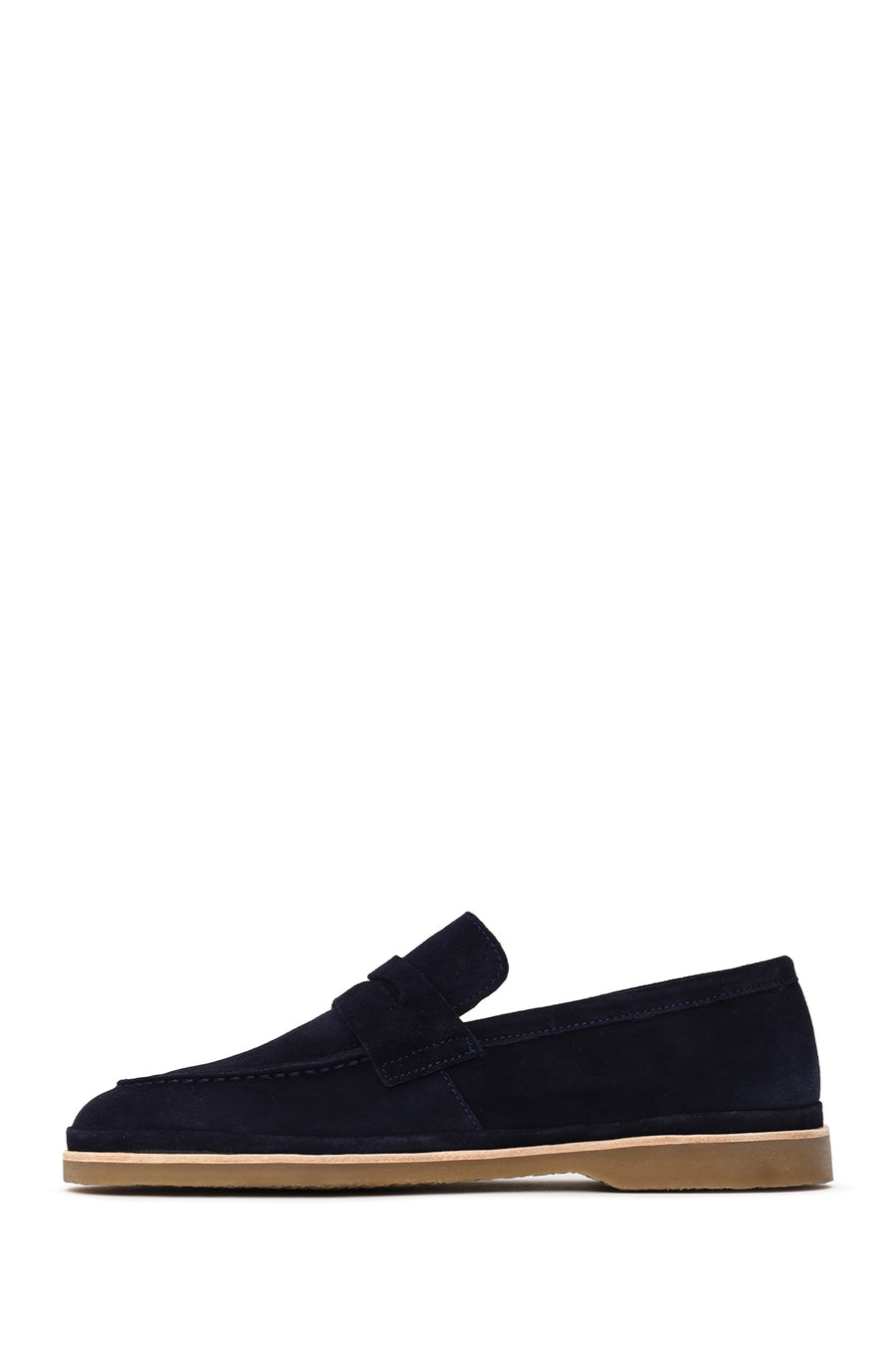 Male Navy Suede Loafer