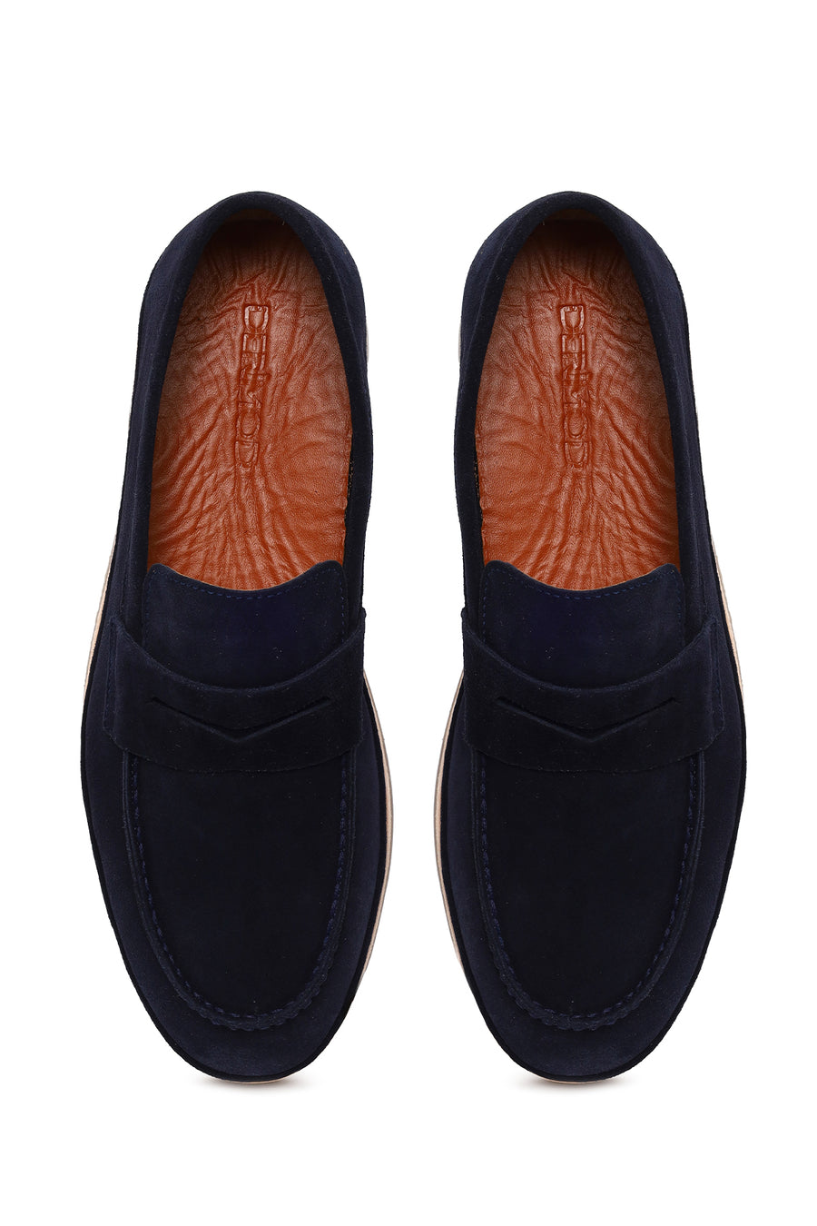 Male Navy Suede Loafer