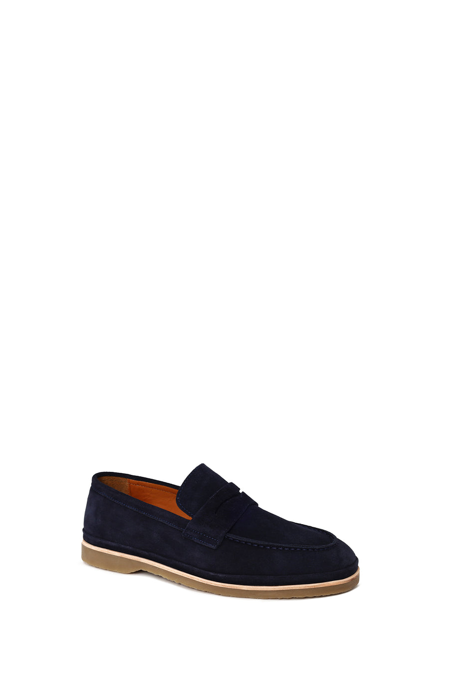 Male Navy Suede Loafer