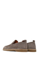Erkek Vizon Süet Deri Casual Loafer | Derimod