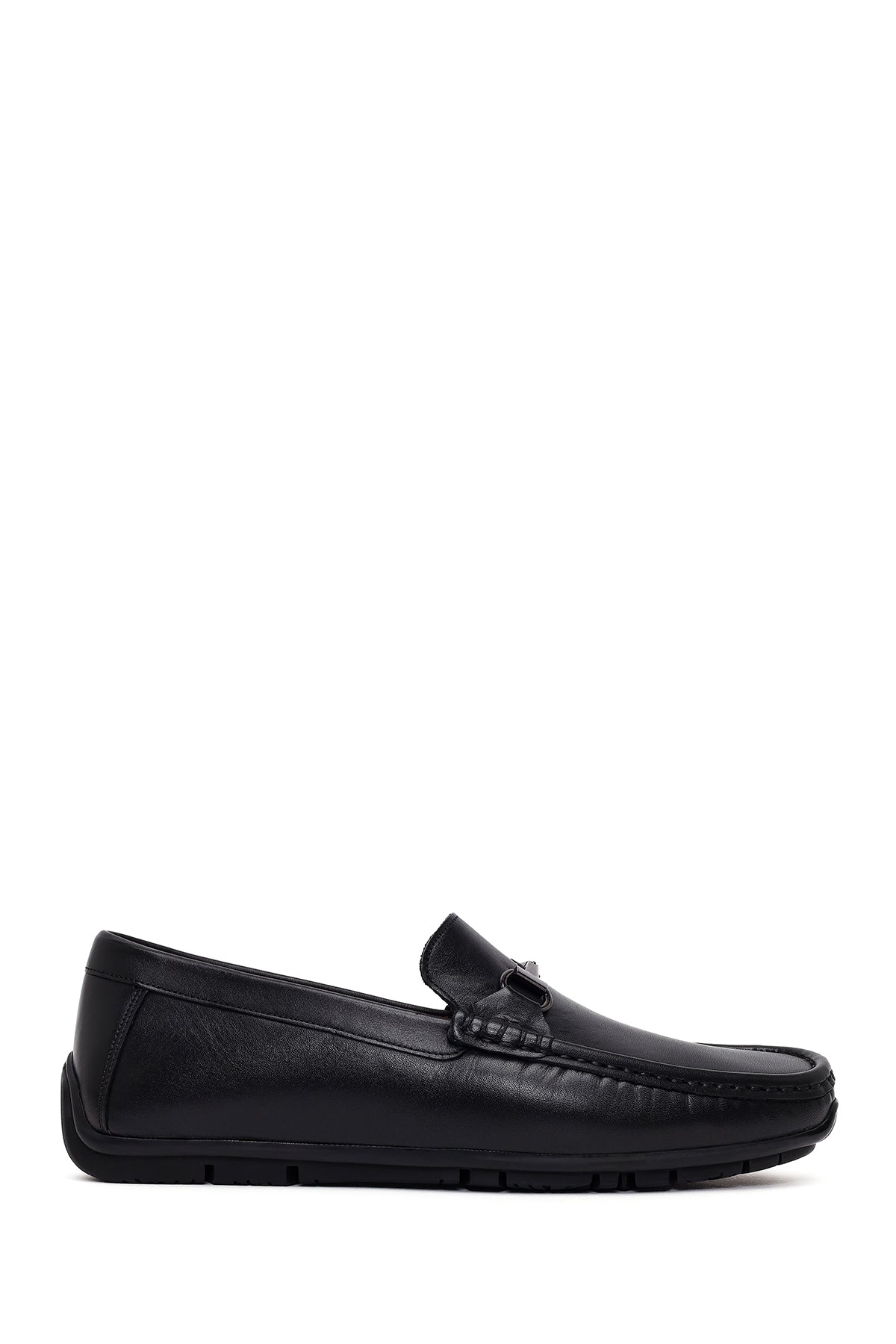 Erkek Siyah Tokalı Deri Loafer 26SFD621918 | Derimod
