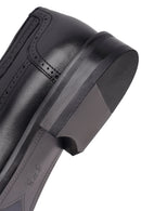 Erkek Siyah Bağcıklı Deri Klasik Ayakkabı | Derimod