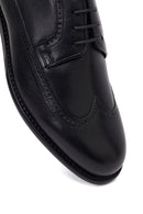 Erkek Siyah Bağcıklı Deri Klasik Ayakkabı | Derimod