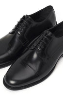 Erkek Siyah Bağcıklı Deri Klasik Ayakkabı | Derimod