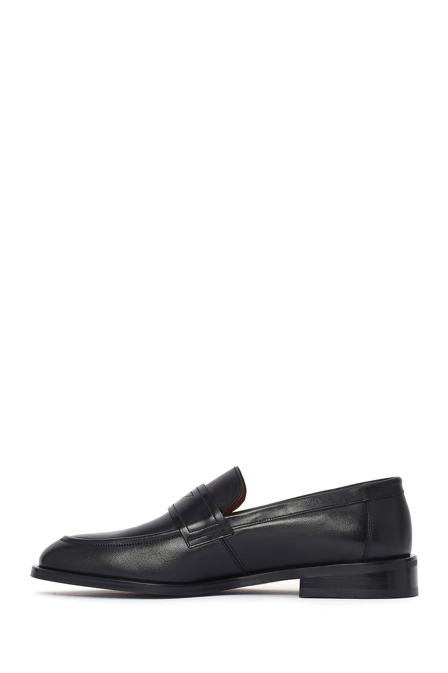 Erkek Siyah Deri Klasik Loafer