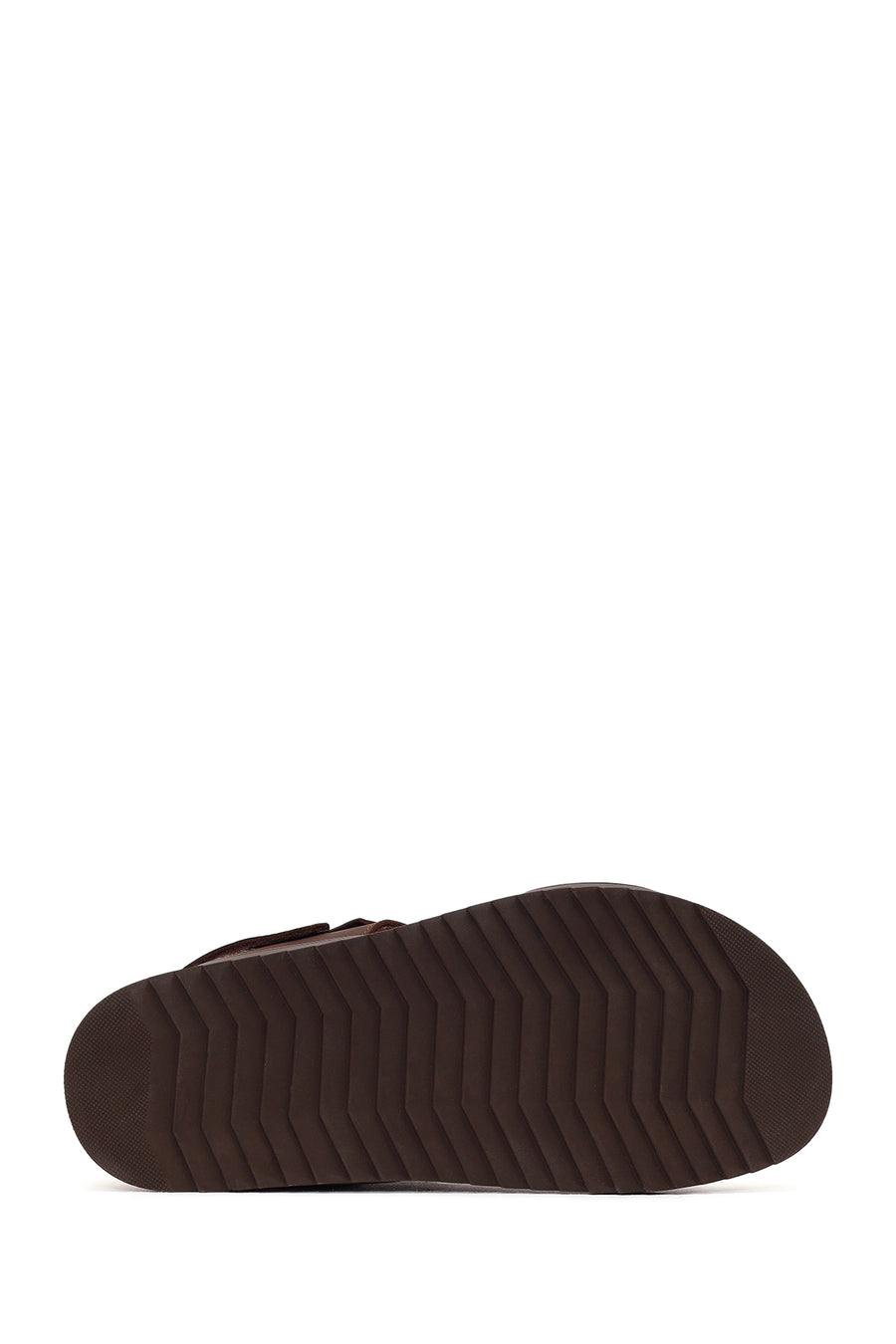 Male Brown Nubuck Leather Sandals