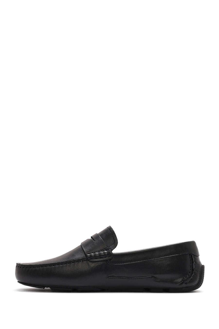 Men's Black Casual Leather Loafer