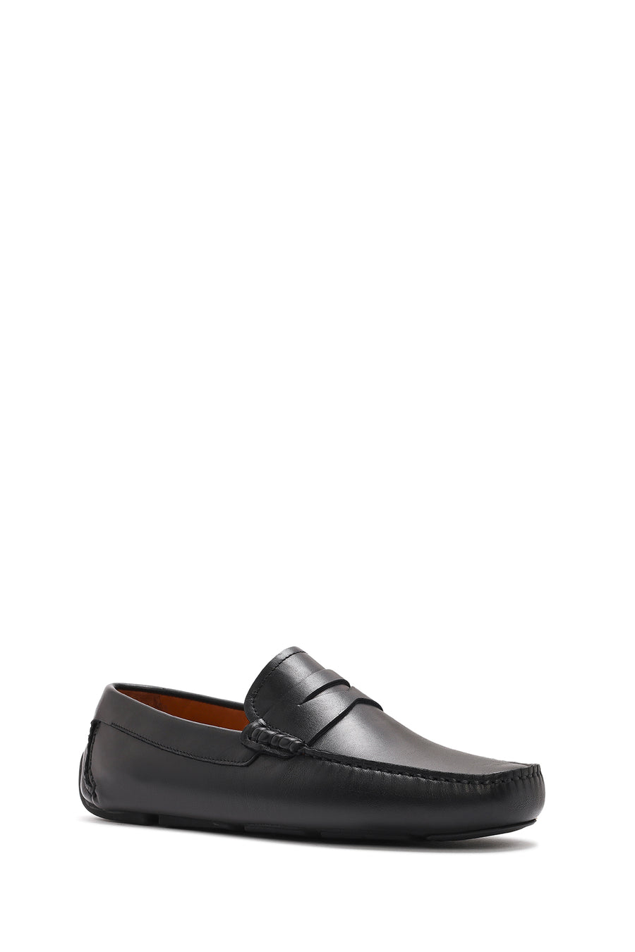 Men's Black Casual Leather Loafer
