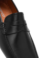 Men's Black Casual Leather Loafer | Derimod