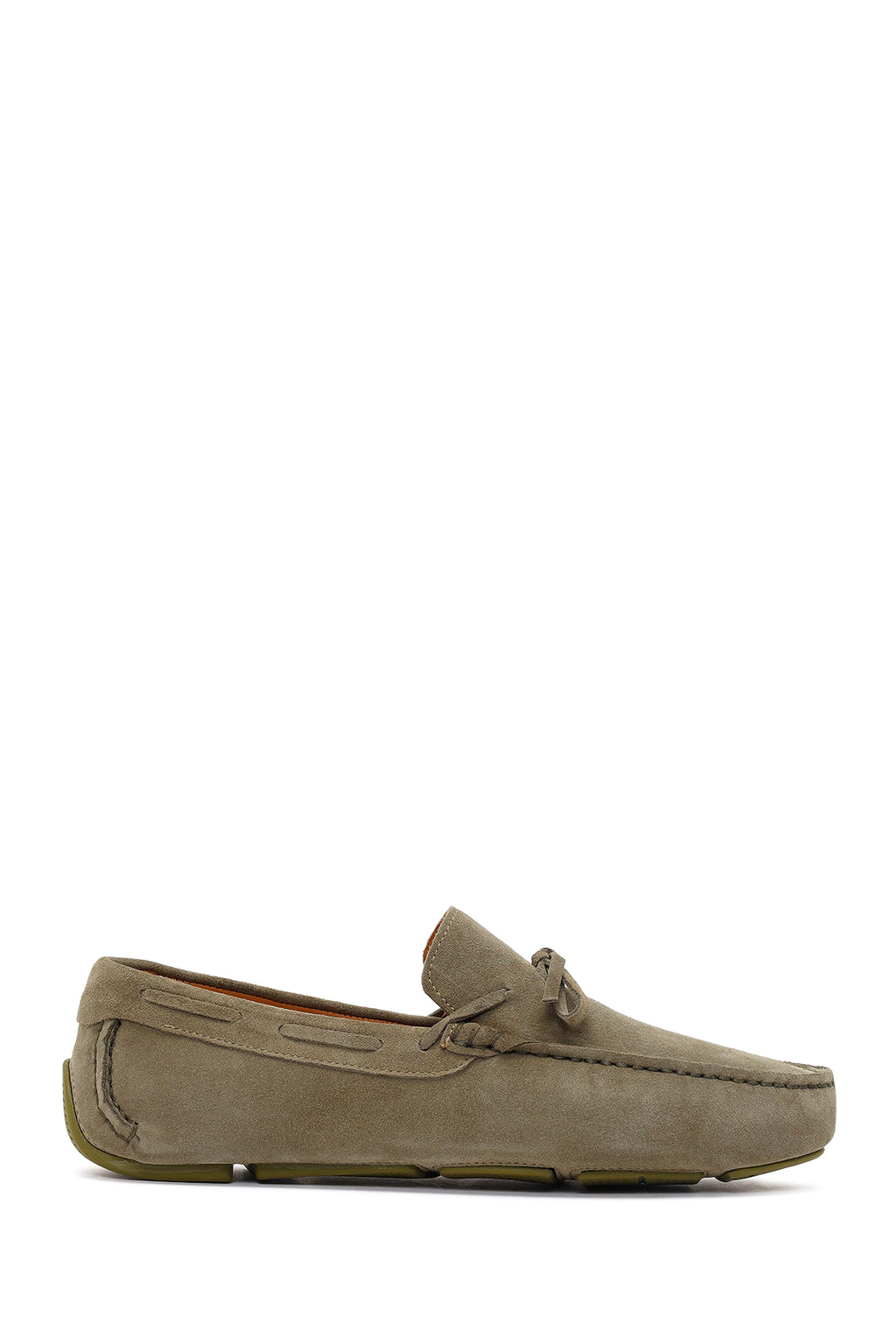Erkek Yeşil Süet Deri Loafer