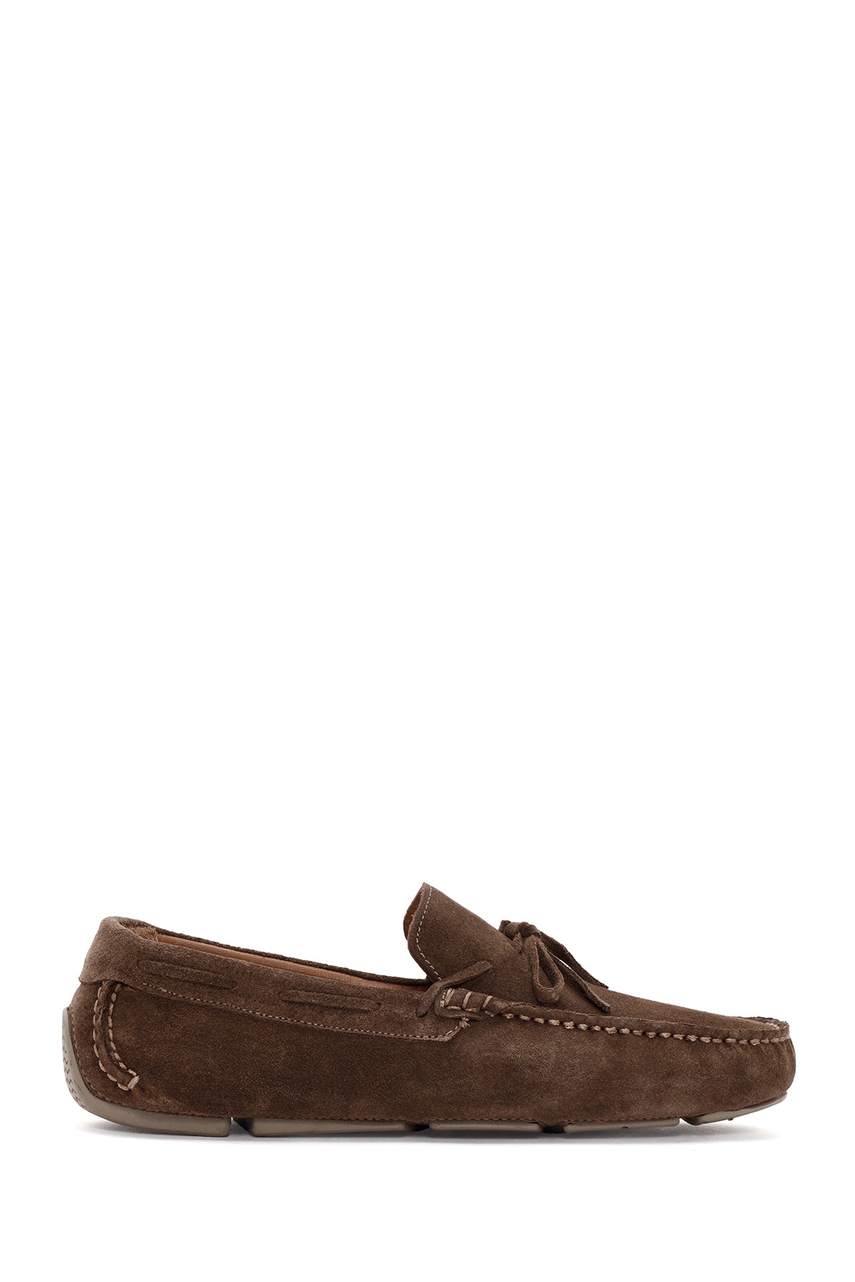 Erkek Vizon Süet Deri Loafer 26SFD630410 | Derimod