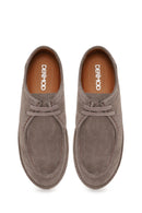 Erkek Vizon Süet Deri Casual Ayakkabı | Derimod