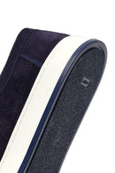 Erkek Lacivert Bağcıklı Süet Deri Casual Ayakkabı | Derimod