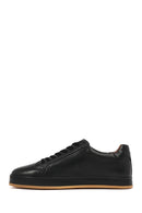 Men's Black Lace-up Leather Sneaker | Derimod