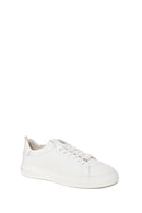 Male White Lace-Up Leather Sneaker | Derimod