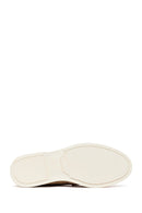 Male Beige Suede Leather Loafers | Derimod