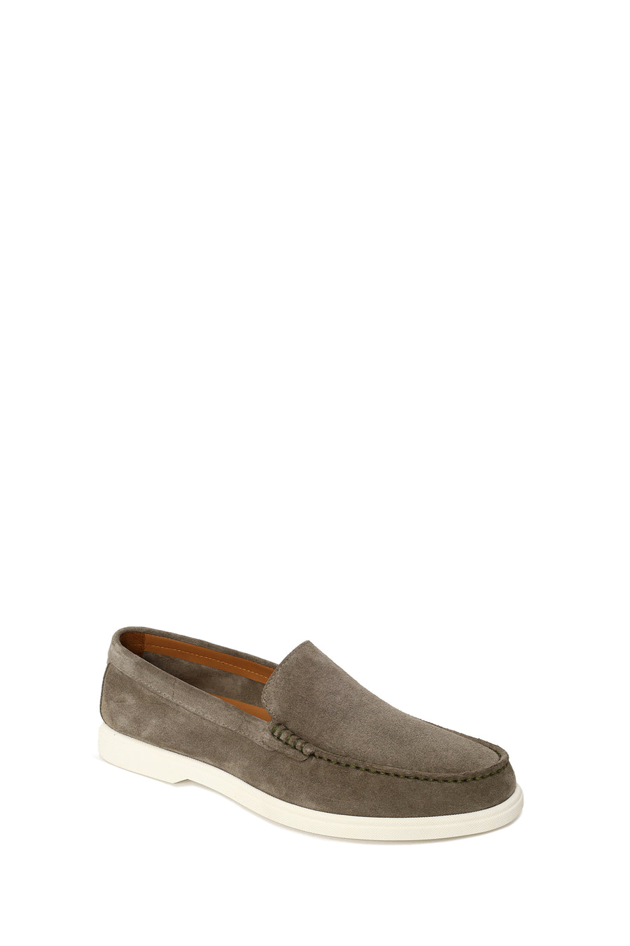 Erkek Mint Yeşili Süet Deri Loafer