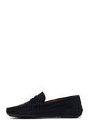 Men's Black Suede Leather Loafer | Derimod