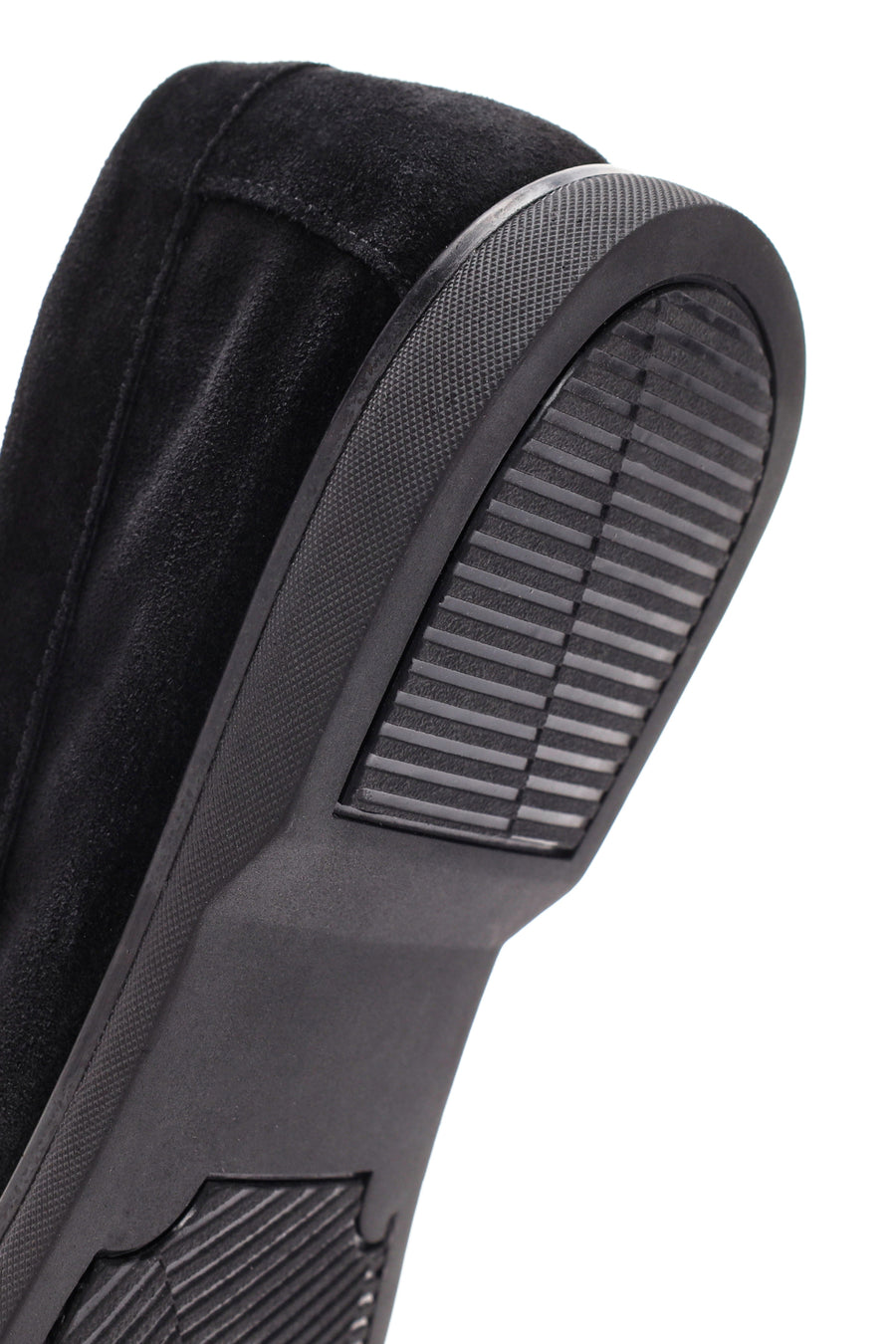 Derimod Fly Male Black Suede Leather Loafer