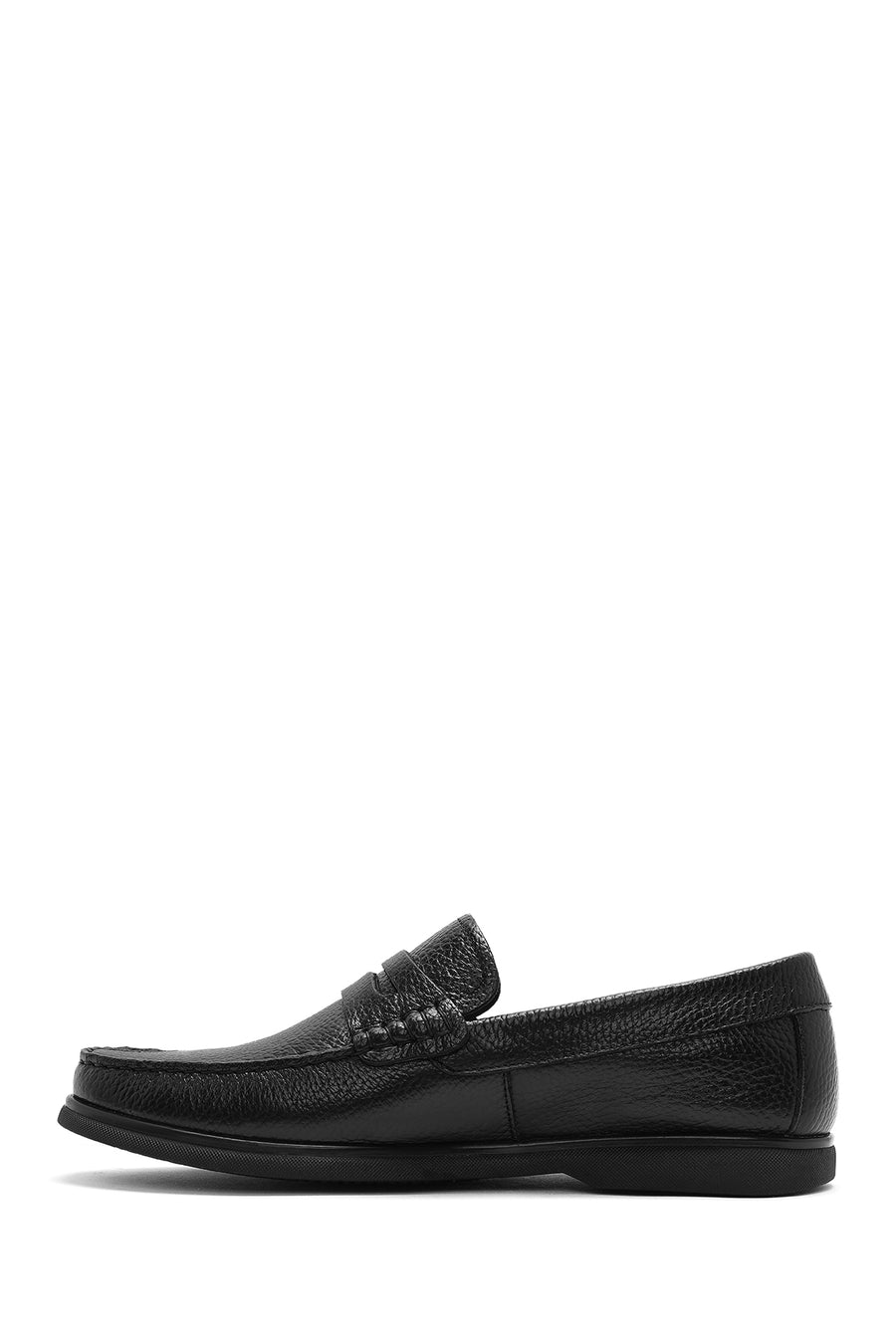 Derimod Fly Male Black Leather Loafer