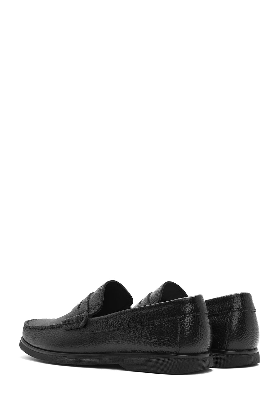 Derimod Fly Male Black Leather Loafer