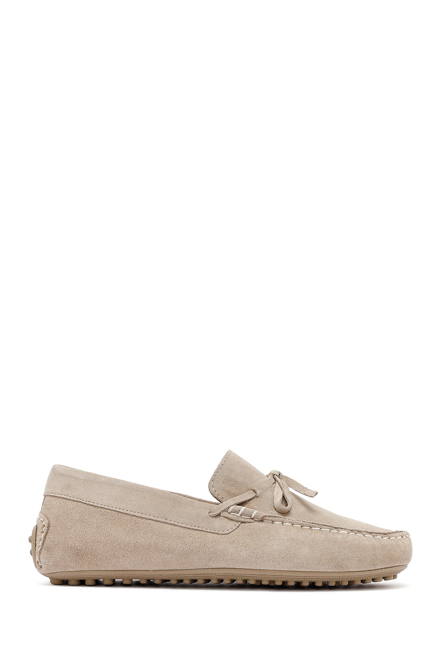 Men's Beige Suede Leather Loafer 26SFD633110 | Derimod