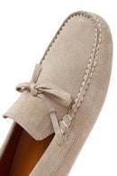 Erkek Bej Süet Deri Loafer | Derimod