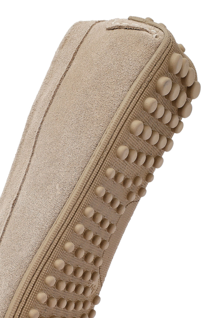 Men's Beige Suede Leather Loafer