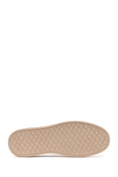 Erkek Bej Desenli Kumaş Loafer | Derimod