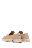 Erkek Bej Desenli Kumaş Loafer | Derimod