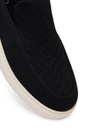 Erkek Siyah Desenli Kumaş Loafer | Derimod