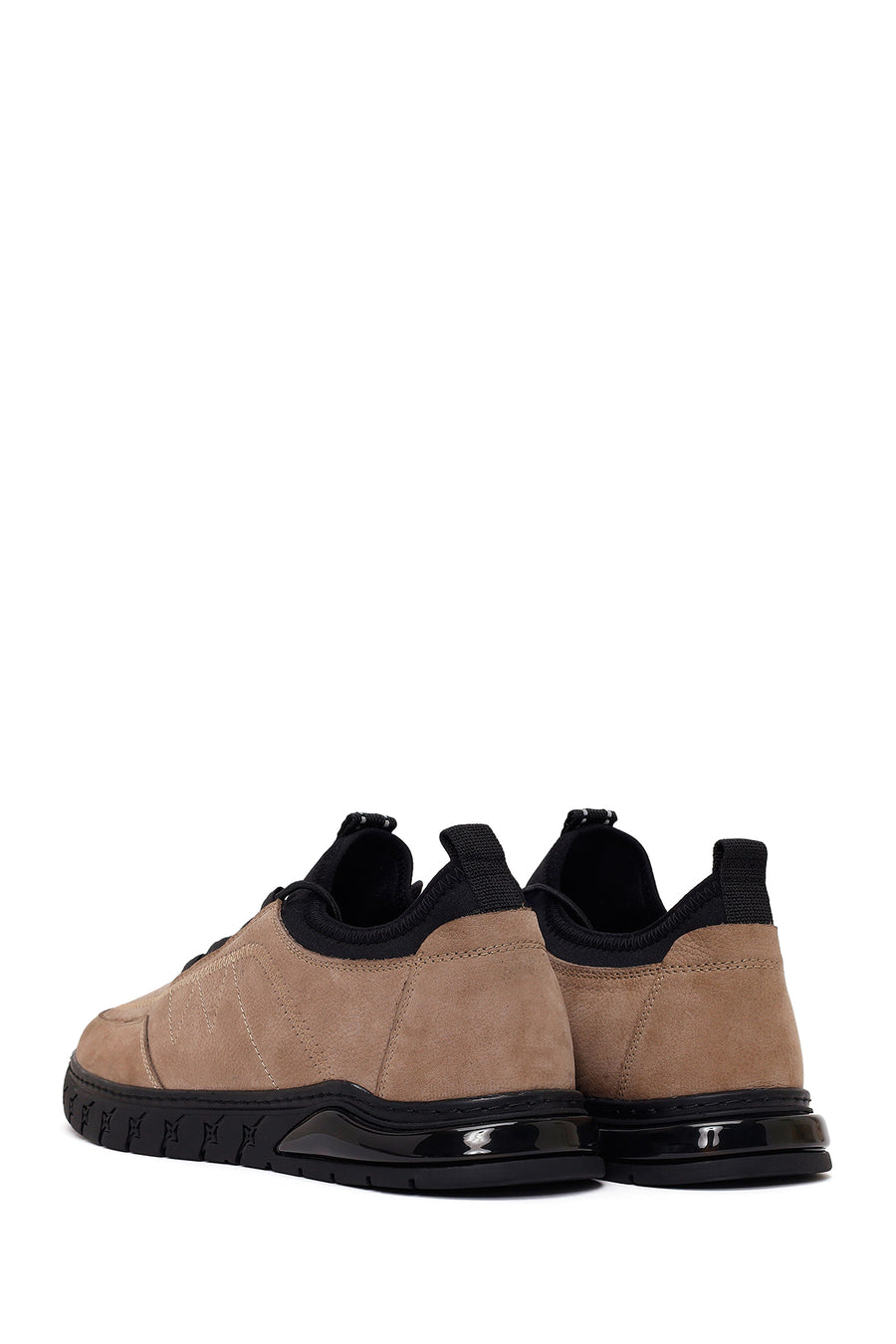 Male Mink Lace-Up Nubuck Leather Sneaker