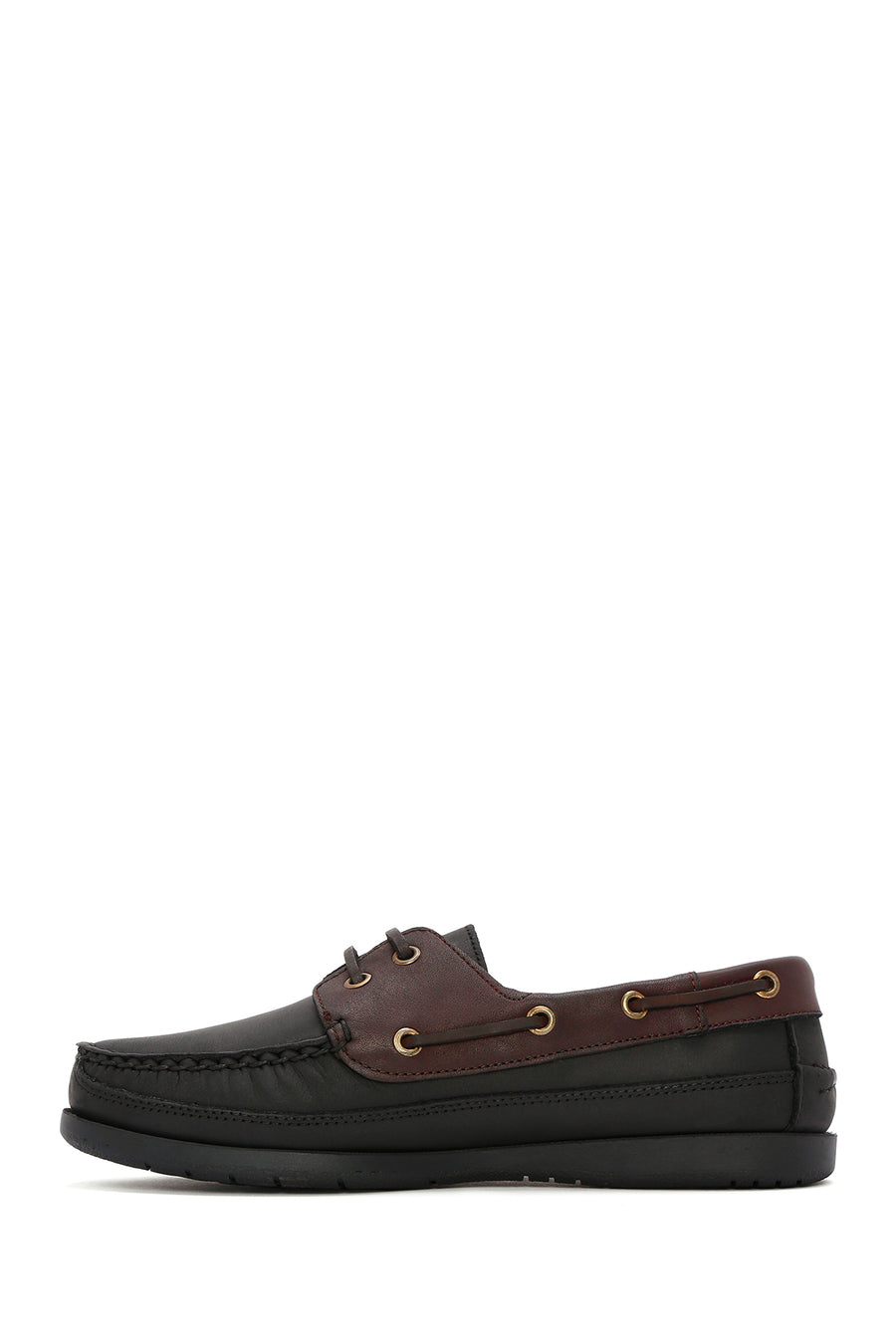 Men's Black Lace-up Leather Casual Shoes