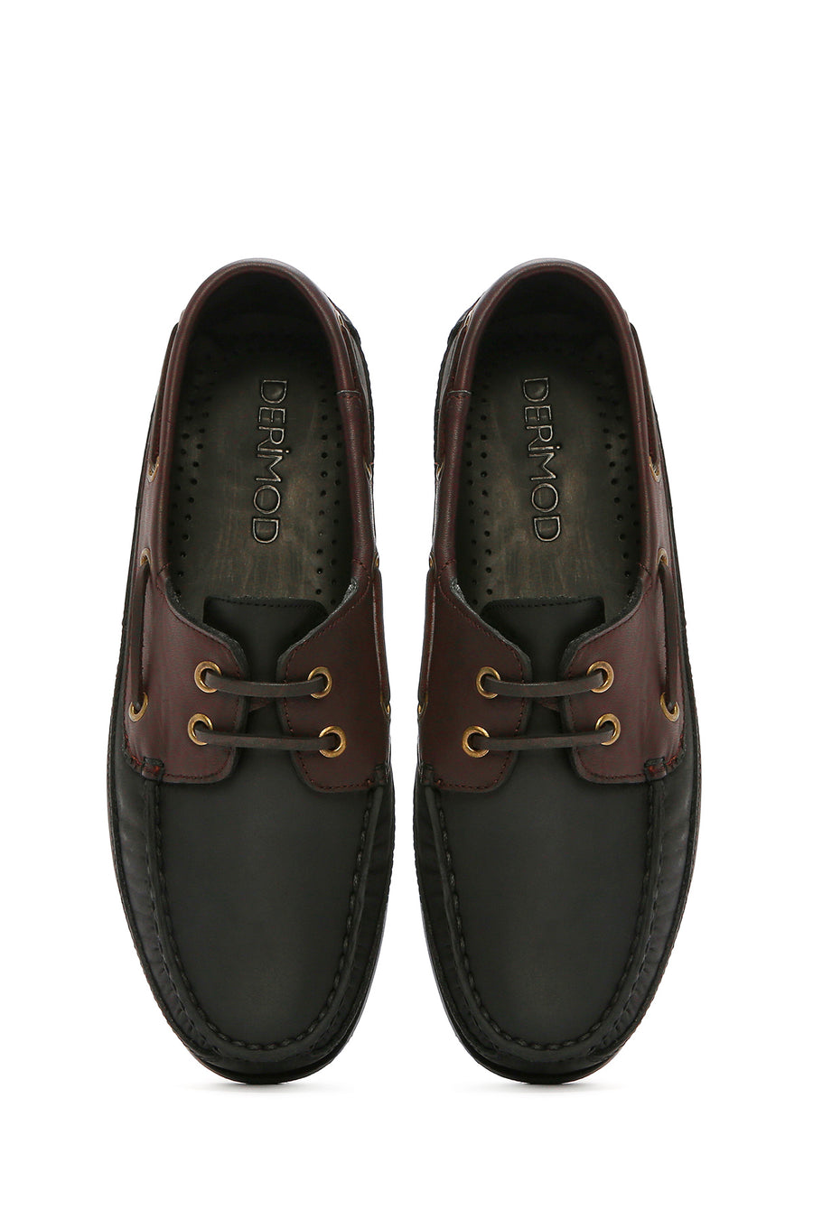 Men's Black Lace-up Leather Casual Shoes