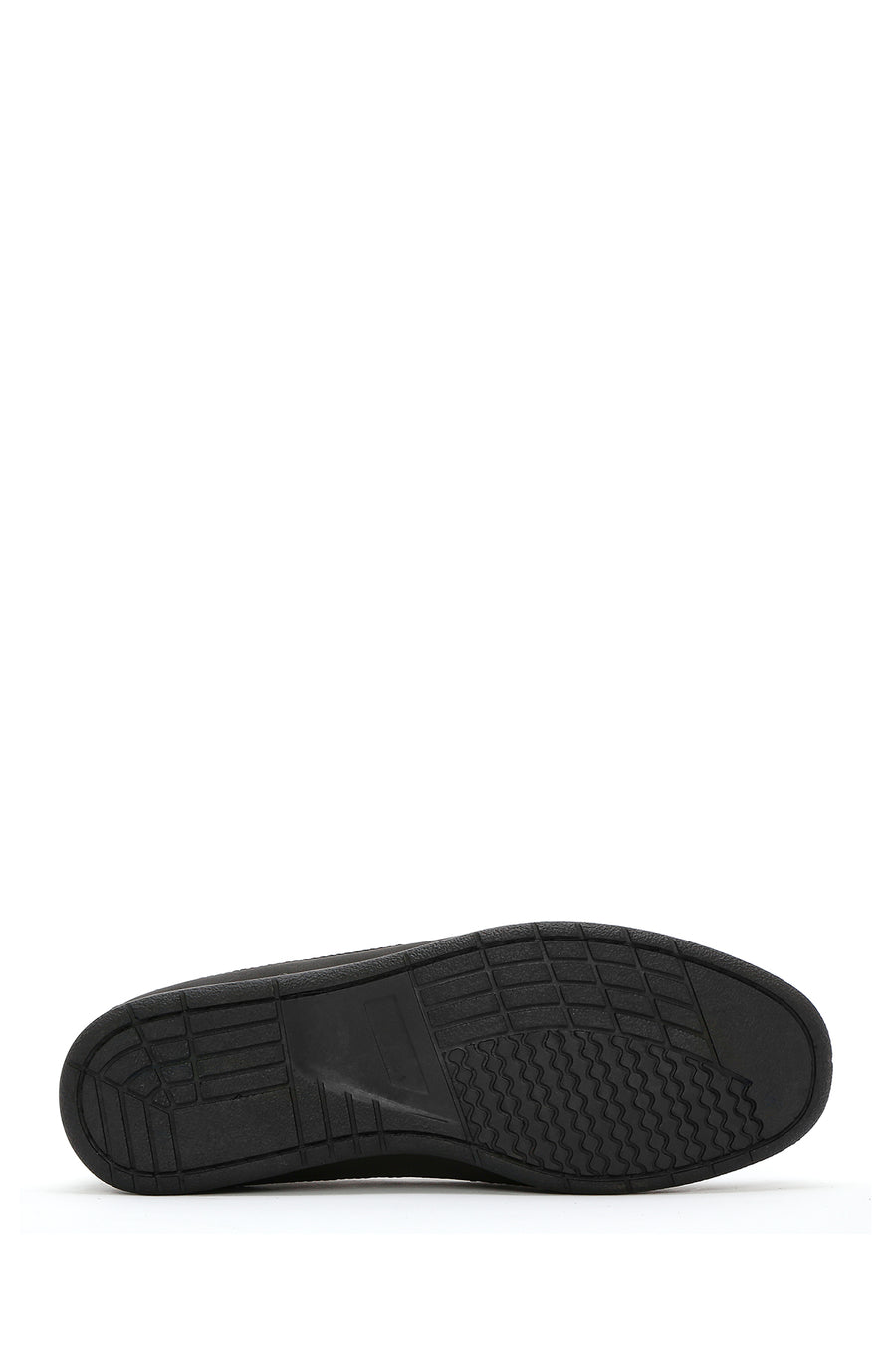 Men's Black Lace-up Leather Casual Shoes