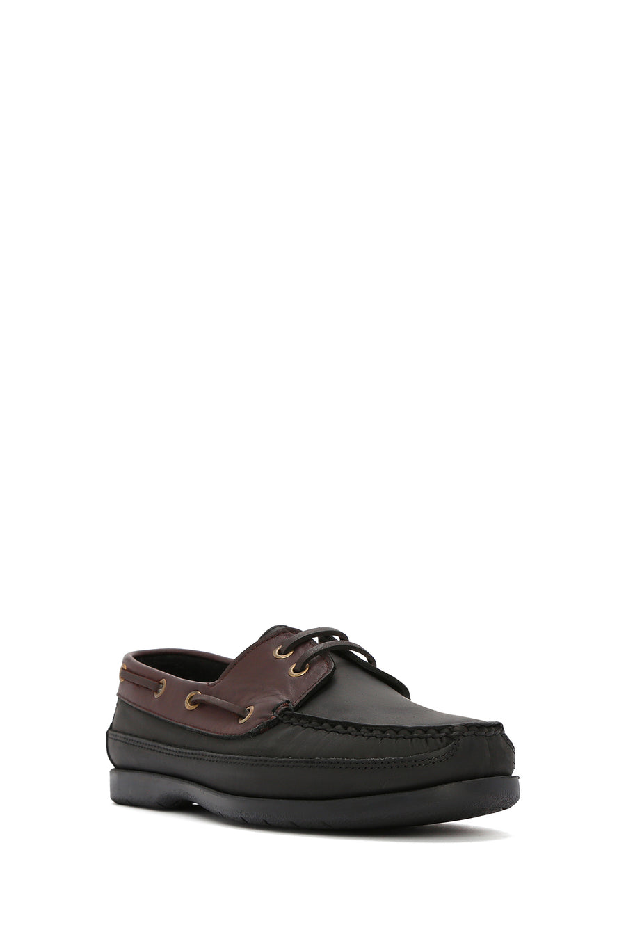 Men's Black Lace-up Leather Casual Shoes
