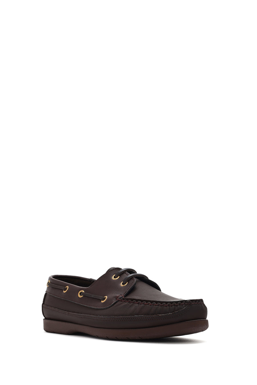 Men's Brown Lace-up Leather Casual Shoes