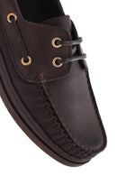 Erkek Kahverengi Bağcıklı Deri Casual Ayakkabı | Derimod