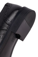 Erkek Siyah Bağcıklı Deri Klasik Ayakkabı | Derimod