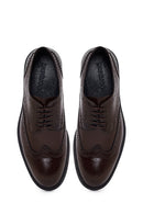 Erkek Kahverengi Bağcıklı Deri Klasik Ayakkabı | Derimod