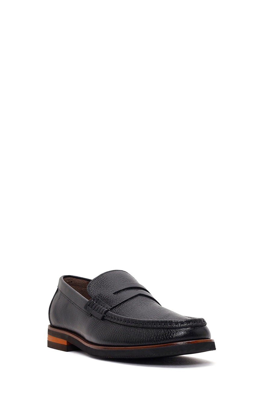 Men's Black Leather Loafer