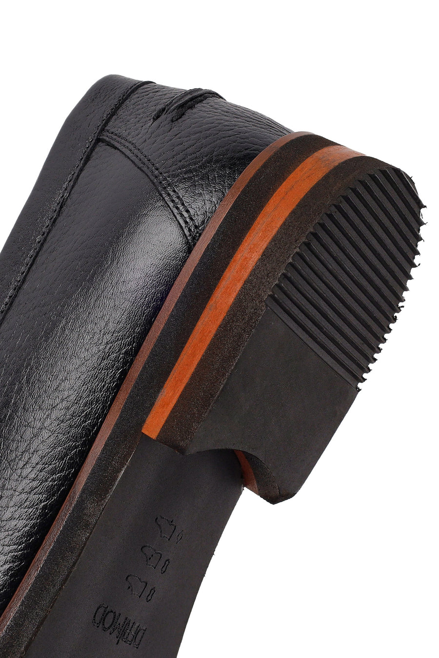 Men's Black Leather Loafer