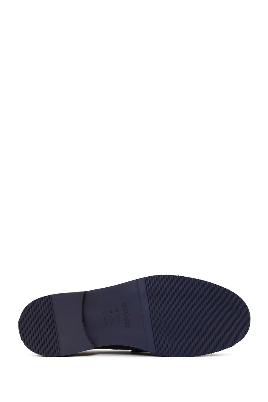 Men's Navy Blue Leather Loafer