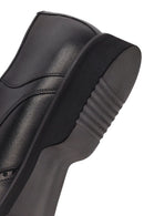 Erkek Siyah Bağcıklı Deri Casual Ayakkabı | Derimod