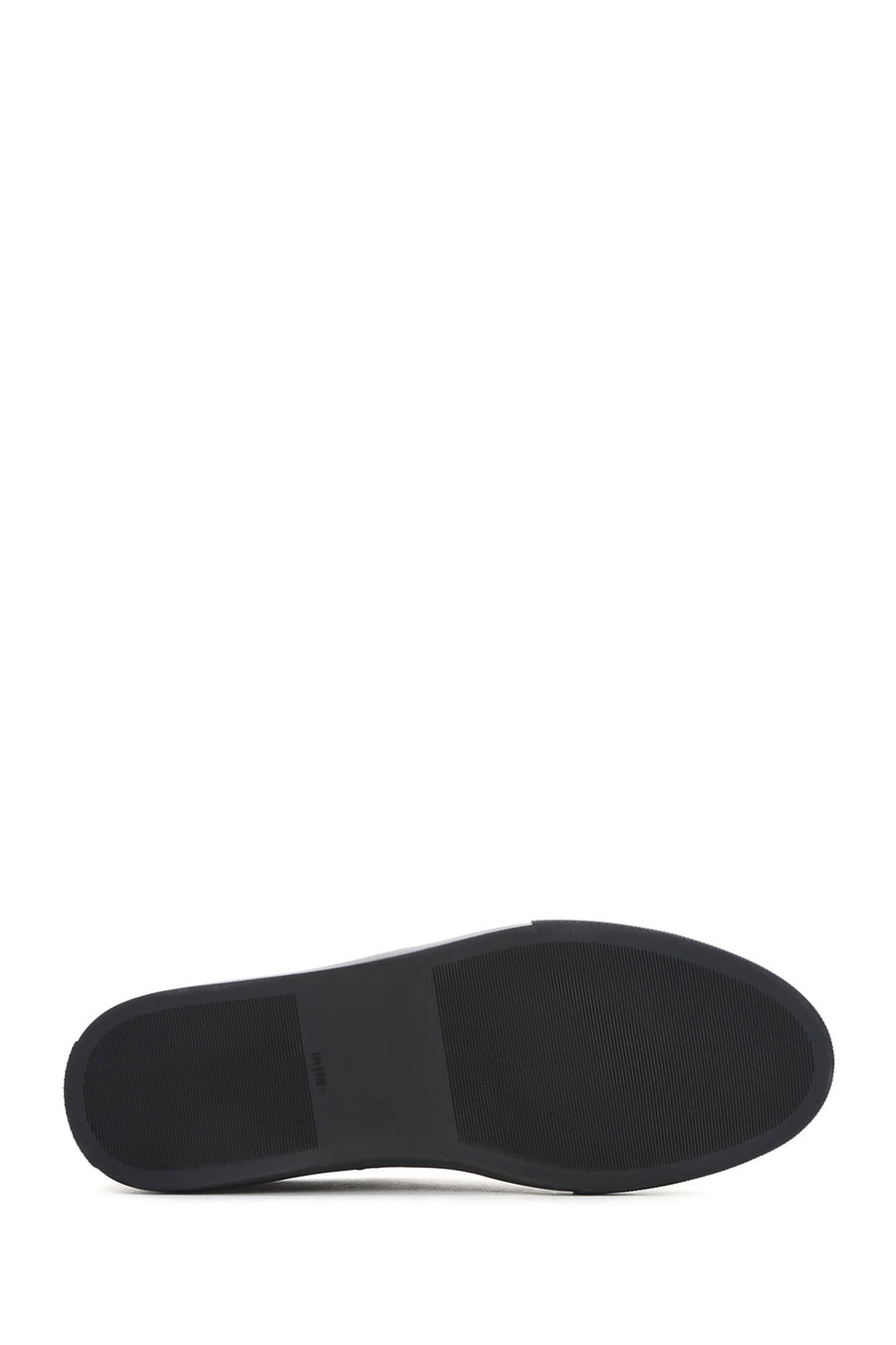 Men's Black Lace-up Leather Sneaker